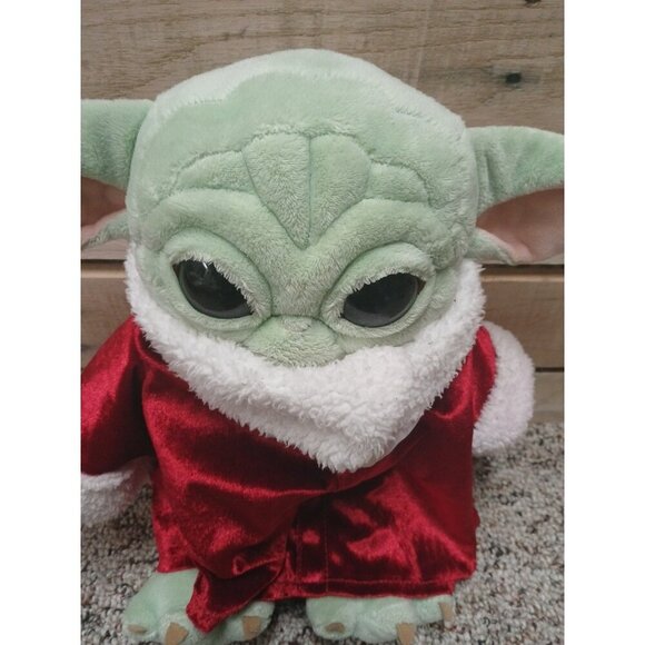 Retired Build a Bear Christmas Santa Baby Yoda / Grogu / The Child - Picture 2 of 6